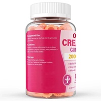 Gummies de créatine monohydrate OEM 2000 mg – Complément énergisant à la créatine pour le sport, la pré-entraînement et la croissance musculaire