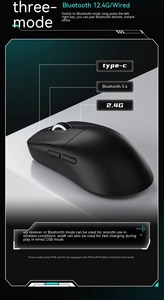 VXE <span class=keywords><strong>Dragonfly</strong></span> R1 Gaming Mouse Ratón inalámbrico Nordic 52840 PAW3395 2KHz 2,4G Office Gamer Pc Gaming - Product Image 4