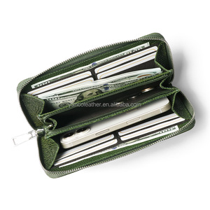 Portefeuilles pour femmes Portefeuille en cuir véritable personnalisé avec fermeture éclair Find My Function Portefeuille pour femmes - Product Image 4