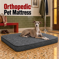 Matelas orthopédique pour chien avec options de matelassage OEM et options de tissu personnalisées pour les collections de produits pour animaux de compagnie en gros