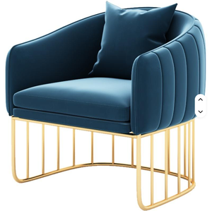 Conjunto de Mesa y Sillas de Recepción de Estilo Nórdico Moderno, de Hierro Forjado, para Salón de Belleza, Salón de Uñas, o Espacios de Espera - Product Image 2