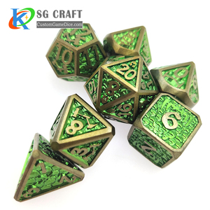 Jeux de table personnalisés fabriqués <span class=keywords><strong>en</strong></span> vente directe Dnd <span class=keywords><strong>Rpg</strong></span> polyédriques de luxe Dnd Sets de dés <span class=keywords><strong>en</strong></span> métal - Product Image 3