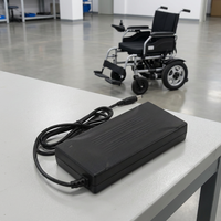 Chargeur intelligent pour fauteuils roulants électriques, vente en gros d'usine, 12V 24V 36V 48V 60V 72V 5A10A, chargeur de batterie au lithium