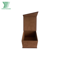 Caja de Embalaje de Joyería Magnética Rígida Ecológica con Logotipo Personalizado al por Mayor, Materiales Reciclados, Forro de Esponja, Acabado de Terciopelo