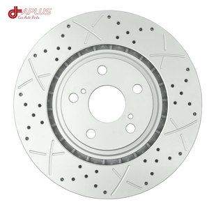 DF7862 accessoires de voiture disques de frein avant antirouille percés et fendus pour Toyota pour Lexus pour Highlander et OE:43512-48110 - Product Image 1