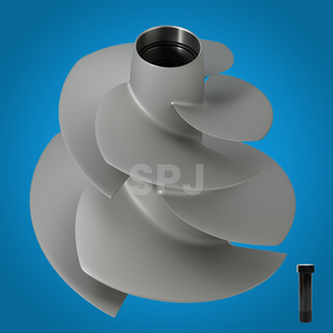 8-Blade Stainless Steel Jet Boat Twin Impeller for BRP GTI 130/GTX 170/Wake 170 Marine <strong>Flyboarding</strong> Impellers 155.5mm - Product Image 2
