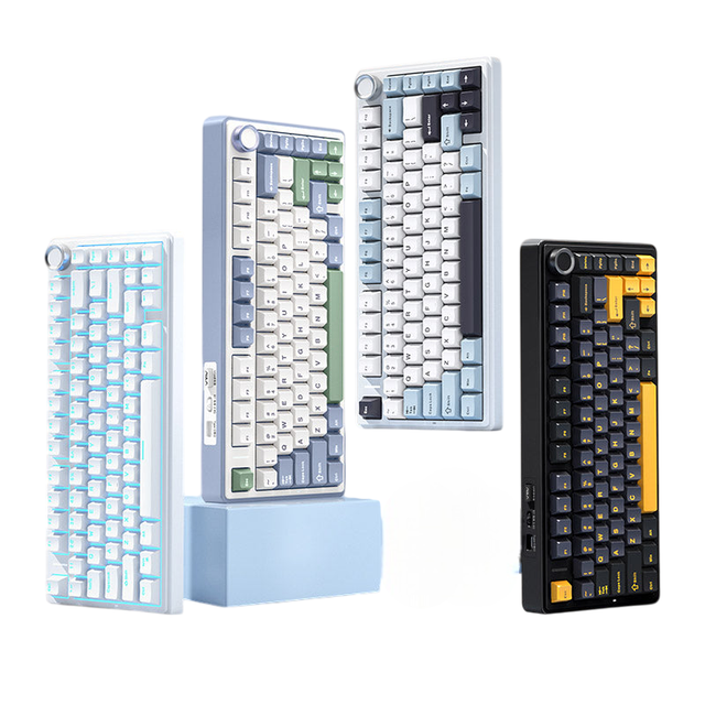 AULA F75 75% Gasket Wireless Mechanical Keyboard 80 Keys Three Mode PBT Keycaps RGB Gaming Keyboard Alibaba Online Shopping
