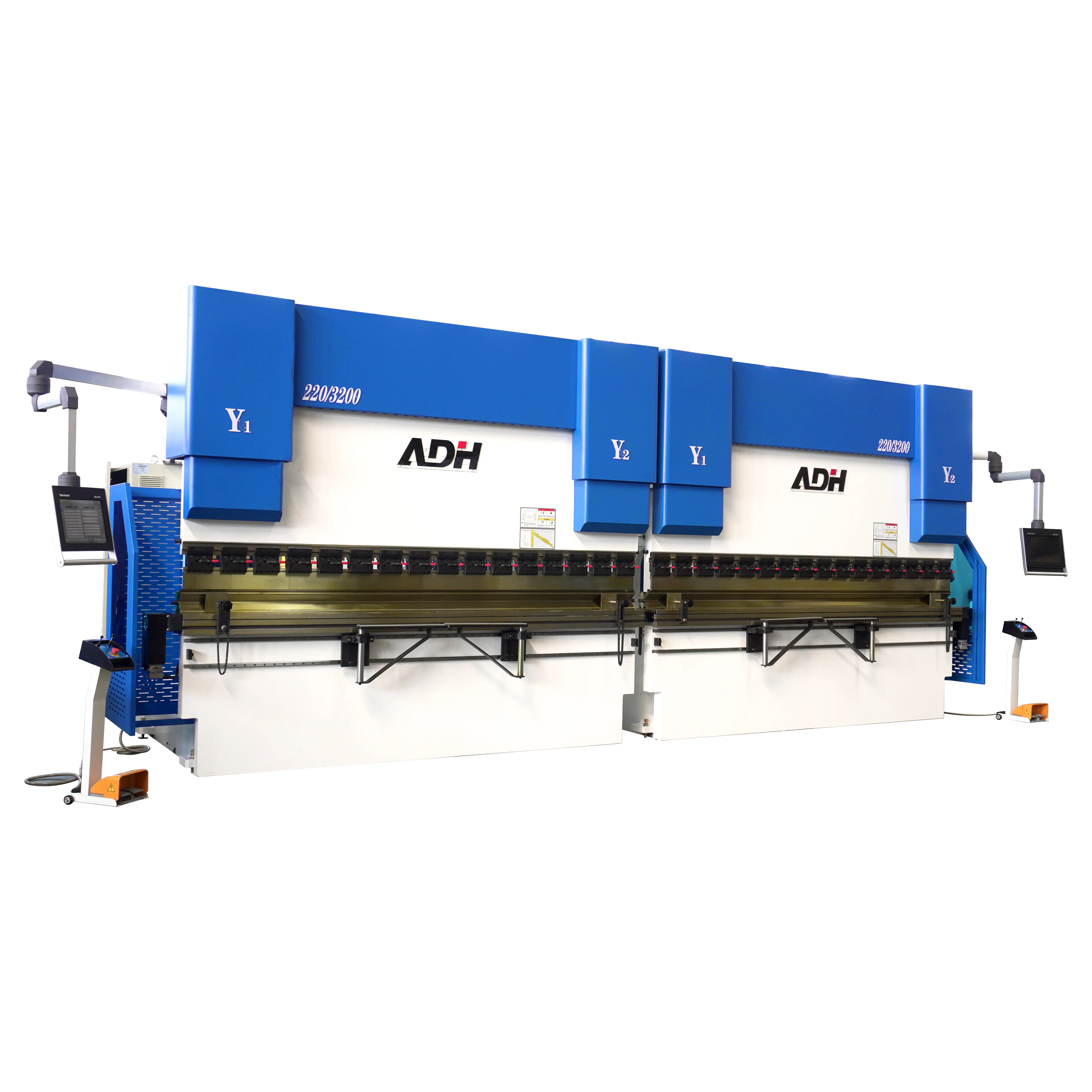 ADH 440T Professional CNC Tandem Press Brake For Large Size Products Bending