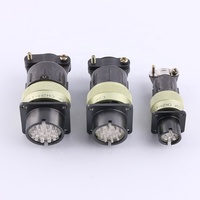 Ventes directes d'usine de haute qualité adaptateur de prise de courant d'aviation série CH2M avec boîtier en alliage d'aluminium à contact en laiton 5-20A 200V