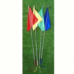 2023 Custom Logo Polyester Nylon Training Horse Flag Whip Tour Guide Flag With Retractable Telescoping <b>Pole</b> <b>Hook</b> Lunge Stick - Product Image 4