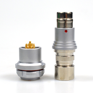 F-serie hybride elektrische glasvezelconnector 360 °   EMC-afscherming voor gevoelige signaaloverdracht - Product Image 6