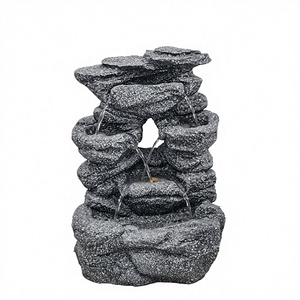 <span class=keywords><strong>Pompe</strong></span> à eau <span class=keywords><strong>solaire</strong></span> d'extérieur Shabby Chic <span class=keywords><strong>avec</strong></span> fontaine à boule en résine unique, design zen submergé à <span class=keywords><strong>batterie</strong></span> DC <span class=keywords><strong>pour</strong></span> jardin - Product Image 2