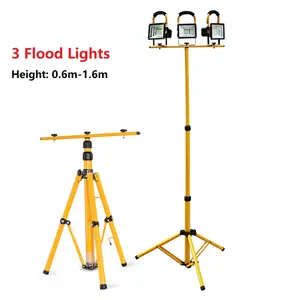 Chống Nước IP65 Ngoài Trời Sáng Tạo Led Light Đèn Làm Việc Di Động Với Chân Đế Có Thể Tháo Rời 0.6M Đến 1.6M Chiều Cao - Product Image 1