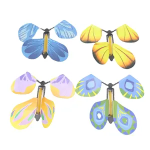 Children's Toys Fashion Customized Plastic Beautiful Butterfly Flying Butterfly Toy For Kids Magic Butterfly