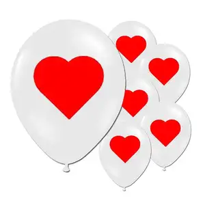 Balon Pesta Casino 12 Inci Balon Lateks Poker Kreatif Sekop Persegi Peach Blossom Balon untuk Selamat Ulang Tahun