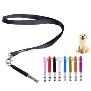 Sifflet d'entraînement pour chiens avec cordon, flûte pour chien, aide à l'entraînement ultrasonique pour animaux de compagnie, répulsif anti-aboiement, contrôle du comportement, fournitures pour animaux de compagnie - Product Image 1