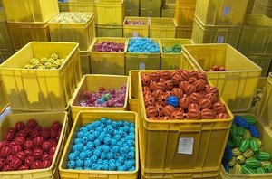 Nhà Máy Trực Tiếp Bán Buôn Nha Khoa Chăm Sóc Răng Làm Sạch Bền Cao Su Tự Nhiên Pet Chew Bóng Cao Su Dog Đồ Chơi - Product Image 5