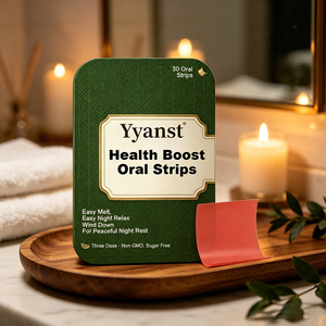 Tiras Orales Easy Melt Sin Azúcar, Sin GMO, Para Mejorar la Salud, Relajación Suave Para un Descanso Nocturno Tranquilo, 30 Unidades, Película Oral Natural Relajante - Product Image 4
