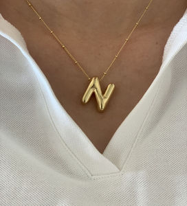 Vente en gros directe, collier alphabet ballon de haute qualité, nouveau produit en promotion, pour femmes - Product Image 6