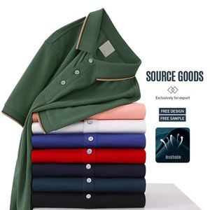 Camisas Polo Personalizadas al por Mayor, Baratas, Lisas, con Logotipo Personalizado, Manga Corta, <span class=keywords><strong>de</strong></span> Alta Calidad, 100% Poliéster, Casuales, Uniformes para Hombre - Product Image 4