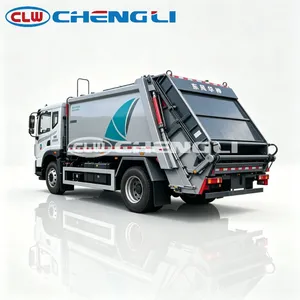 รถบรรทุกขยะไฟฟ้า Dongfeng16m ³ ไฟฟ้า210kwh พร้อมแบตเตอรี่ catl สำหรับการสุขาภิบาลในเมือง - Product Image 6