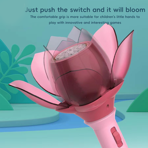 2026 ピストーラ・ブルハス フラワーハンドヘルド電動バブルブローマシン 1分間に10000個以上の泡を生成 バッテリー付き電動バブルワンド - Product Image 3