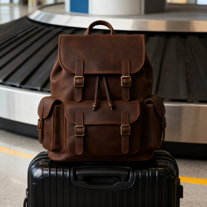 <span class=keywords><strong>Zaino</strong></span> in <span class=keywords><strong>Pelle</strong></span> Personalizzato da 15 Pollici per Laptop, <span class=keywords><strong>Zaino</strong></span> Vintage da Viaggio in Vera <span class=keywords><strong>Pelle</strong></span> Resistente per <span class=keywords><strong>Uomo</strong></span> in Offerta - Product Image 5