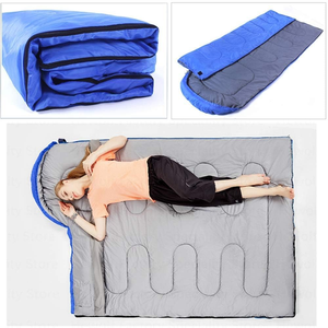 Sacos de Dormir Térmicos para Exteriores, para Adultos, de Poliéster 170T, con Diseño de Capucha y Empalmes, Baratos de Fábrica, al por Mayor - Product Image 2