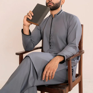 Shalwar Kameez Musulmán de Algodón de Alta Calidad para Hombre, al por Mayor, Ideal para Fiestas y Eventos - Product Image 3