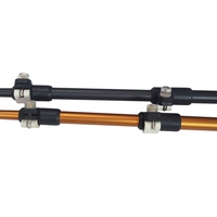 Bâtons de ski en carbone légers personnalisés, sangle réglable en nylon, vente en gros directe d'usine