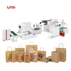 RZFD-450BT Automatic Sustainable Multifunctional Shopping package Twisted handle paper bag Manufacturing machine