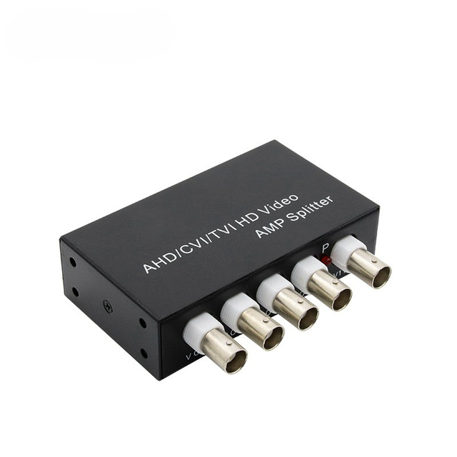 4-Channel Analog Video Multiplexer BNC Head HD Coaxial Cable Transmitter & Receiver for Security Cameras Consumer Electronics