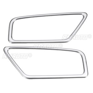 2X Cubierta Decorativa para Rejilla de Ventilación del Salpicadero del Coche, Adhesivo de Acero Inoxidable para Geely Atlas Boyue Emgrand NL-3 Proton X70 2017 2018 2019 - Product Image 2