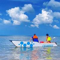 Bateau à moteur électrique InflaToGo, bateau à jet d'eau, bateau de pêche motorisé avec pagaie en fibre de carbone pour 2 personnes