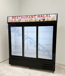 Réfrigérateur Commercial Grande Capacité Premier, Vitrine Réfrigérée Verticale à Refroidissement Ventilateur pour Boissons, Bière, Cola, Supermarché - Product Image 6