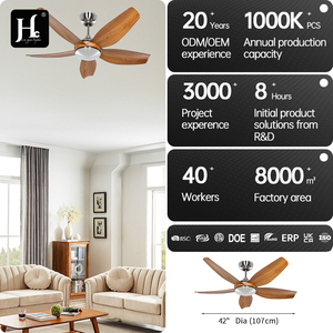 C245 German technology <b>ceiling</b> fan <b>light</b> fixture remote <b>LED</b> 52 inch <b>bedroom</b> living room - Product Image 4