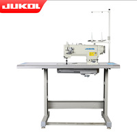 Machine à coudre industrielle à double aiguille à point plat JK-842, entraînement direct, point noué à double aiguille
