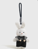 Llavero de peluche creativo con forma de oso de peluche, accesorio para bolso, diseño de dibujos animados