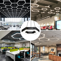 Fabricant OEM ODM Personnalisé, Éclairage Suspendu LED Commercial Moderne, Panneau Linéaire, Luminaire Commercial pour Bureau