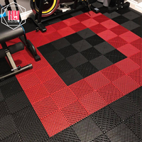 Diseño libre Extraíble Plástico Pp Interior Ventilado Enclavamiento Pvc Modular Coche Garaje Baldosas