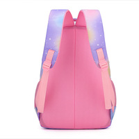 Sac à dos scolaire unisexe pour les classes 36 ; Oxford avec doublure en polyester, design dégradé, style campus, léger et spacieux