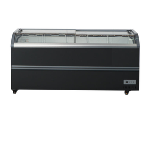 Congélateur coffre à porte coulissante, Vitrine réfrigérée combinée pour supermarché (viande et desserts) - Product Image 4