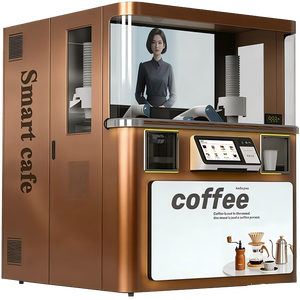 <span class=keywords><strong>Cafetera</strong></span> Robótica, Máquina Expendedora <span class=keywords><strong>de</strong></span> Café con 6 Brazos Robóticos - Product Image 3