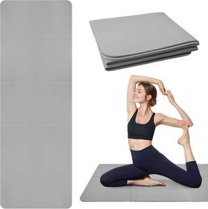 Tapete de <span class=keywords><strong>Yoga</strong></span> Plegable Antideslizante - Tapete de Ejercicio Ligero y Portátil <span class=keywords><strong>para</strong></span> el Hogar/Viajes/Gimnasio - Product Image 1