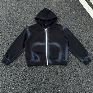 Tuta Sportiva Effetto Stone Wash, Produttore di Tute Personalizzate, Abbigliamento Streetwear da Uomo, Set di 2 Pezzi W130 - Product Image 5