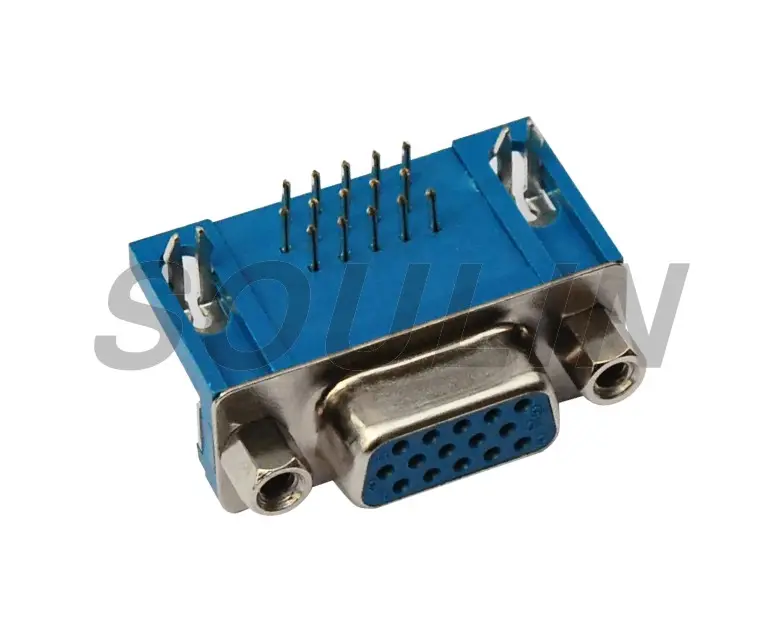 5 Pin nichelato Connettore hd15 Femmina a Femmina Adattatore d-sub db 15pin Femmina a Femmina vga Adapter commercio all'ingrosso