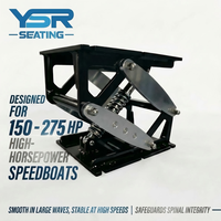 Système de suspension pour siège de bateau, base mécanique en aluminium amortissant les chocs, piédestal réglable pour sièges marins et sièges de bateau