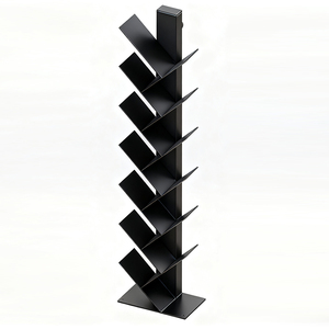 Estantería Metálica Ahorradora <span class=keywords><strong>de</strong></span> Espacio, Librería <span class=keywords><strong>en</strong></span> <span class=keywords><strong>Forma</strong></span> <span class=keywords><strong>de</strong></span> Árbol, Librería Estrecha Simple y Económica - Product Image 1