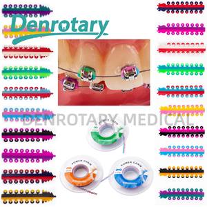 Denrotary Ortho新款圣诞彩色动力链支架三色动力链正畸弹性动力链 - Product Image 4