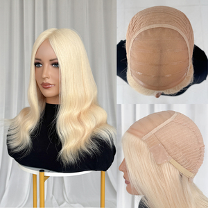 Ready to Ship Medical <b>Wig</b> Supplier European Mono Top Medical Human Hair <b>Wig</b> for Alopecia Full Silicone Jewish Medical <b>Wig</b> - Product Image 1